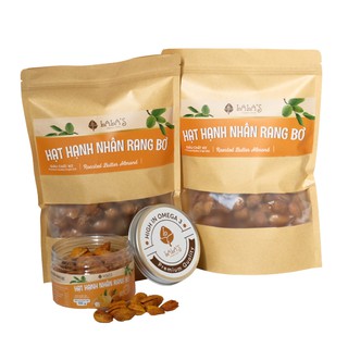 Hạt Hạnh Nhân Rang Bơ Nhập Mỹ - 100Gram