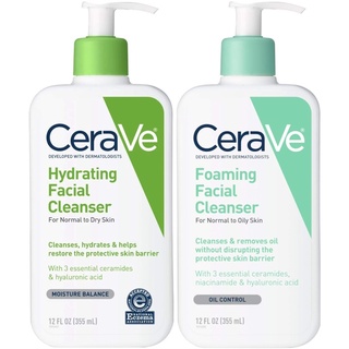 Sữa rửa mặt Cerave cho da dầu/khô