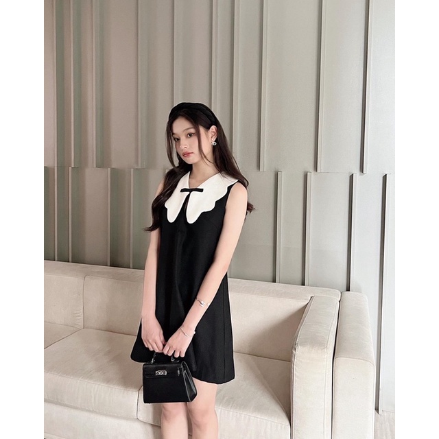 Váy baby doll phối cổ lolita