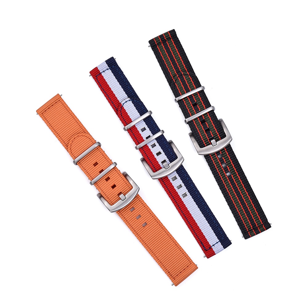 Dây Đeo Nylon Thay Thế 18mm 20mm 22mm Tháo Gỡ Nhanh Cho Đồng Hồ Đeo Tay