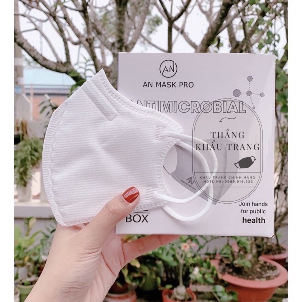 Combo 50 chiếc Khẩu Trang 6D An Mask Pro (6D An Mask 99+)