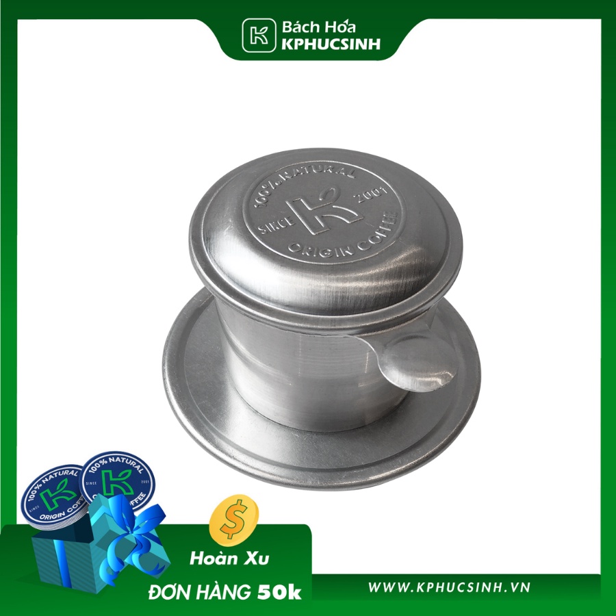 Phin Nhôm Cao Cấp Thương Hiệu Cà Phề Nổi Tiếng K Coffee