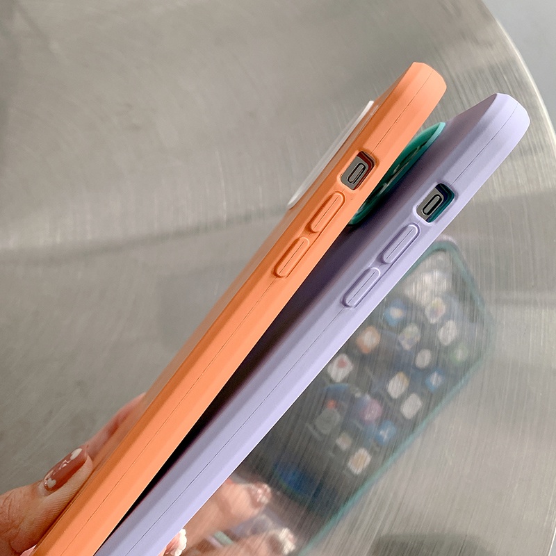 Ốp Điện Thoại Silicon Dẻo Màu Trơn Đơn Giản Cho Iphone 12 12pro 12promax 11 11pro 11promax Ix Xs Max Xr Se2020 I6 7 | BigBuy360 - bigbuy360.vn