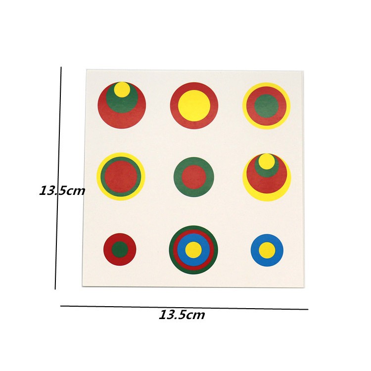 Núm Trụ Không Núm Kèm Thẻ Tương Ứng - Giáo Cụ Montessori Giúp Trẻ Sáng Tạo Phát Triển Phối Hợp Tay Mắt