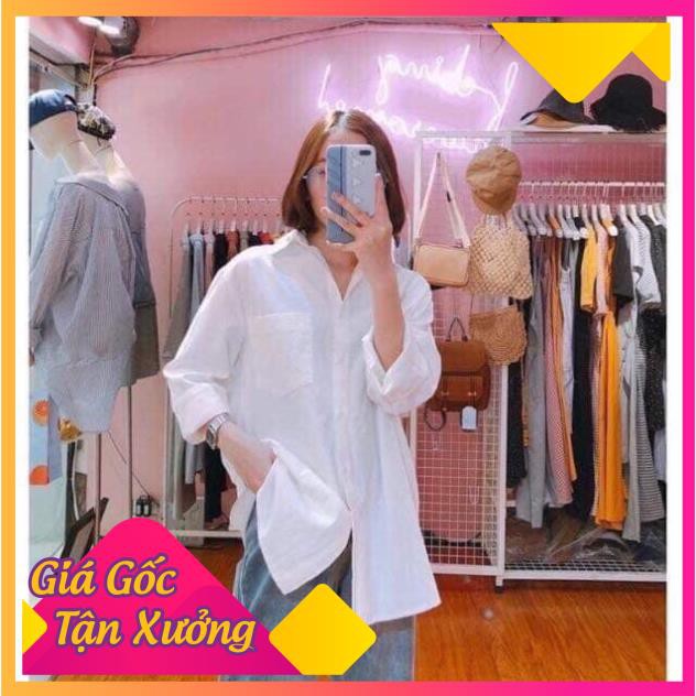 Sơ mi trắng oversz