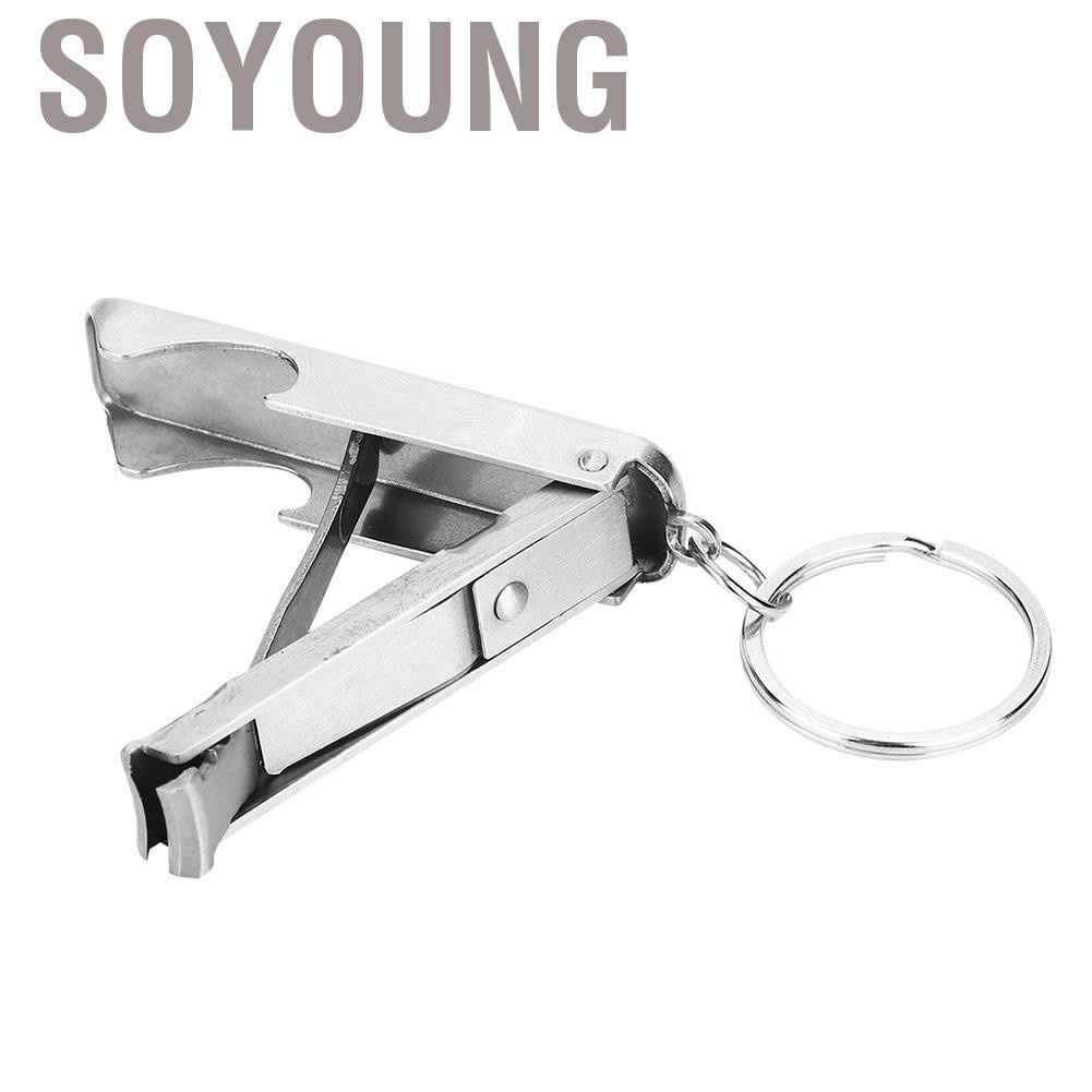 Dụng Cụ Cắt Móng Tay 2 Trong 1 Đa Năng Bằng Thép Không Gỉ