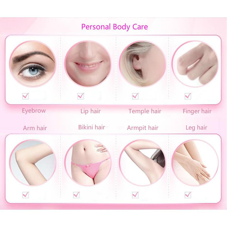 Máy Tẩy Lông Mũi / Lông Mày / Lông Mũi 5 Trong 1 Đa Năng Cho Nữ
