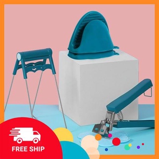 [FREE SHIP] Bộ 4 dụng cụ kẹp gắp đồ nóng