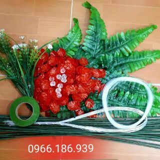 Combo 02 NVL phụ kiện làm hoa pha lê đá