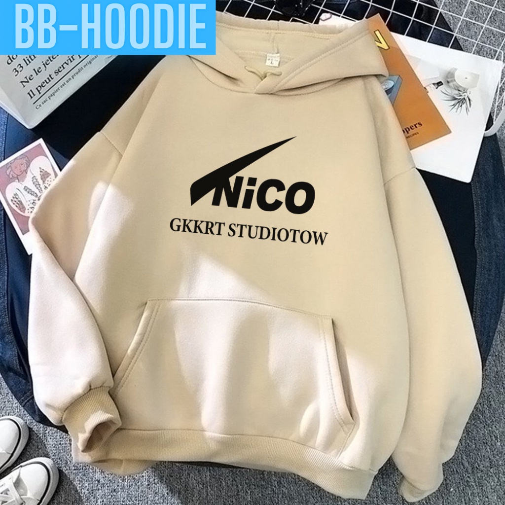 ÁO KHOÁC HOODIE NỈ UNISEX NICO PHOM NAM NỮ ĐỀU MẶC ĐƯỢC NHIỀU MÀU BB HOODIE