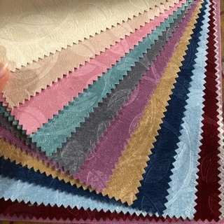 Vải may rèm cửa một màu - vải bố nỉ