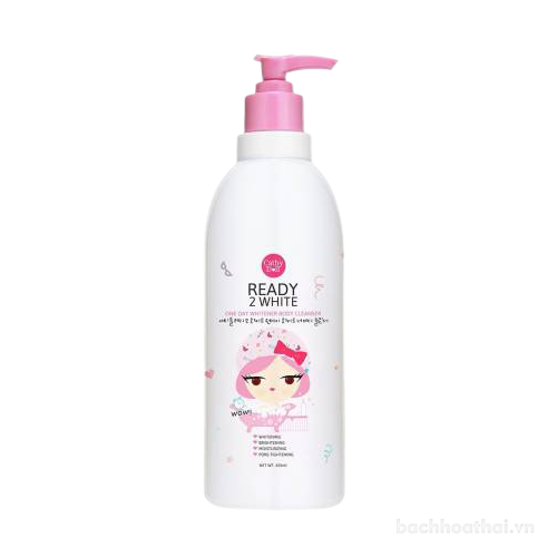 Sữa tắm dưỡng thể Cathy Doll Ready 2 white One Day Whitener Body Cleanser Thái Lan