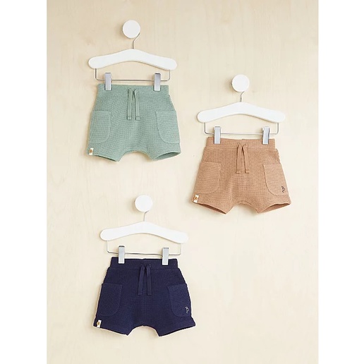 Set 3 quần shorts bé trai tone xanh nâu, dòng Billies cao cấp nhất nhà Geor.ge, hàng UK săn SALE