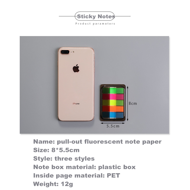 Giấy Ghi Chú Dạ Quang Dễ Thương Sáng Tạo