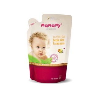 Nước rửa bình sữa & rau quả mamamy 600ml