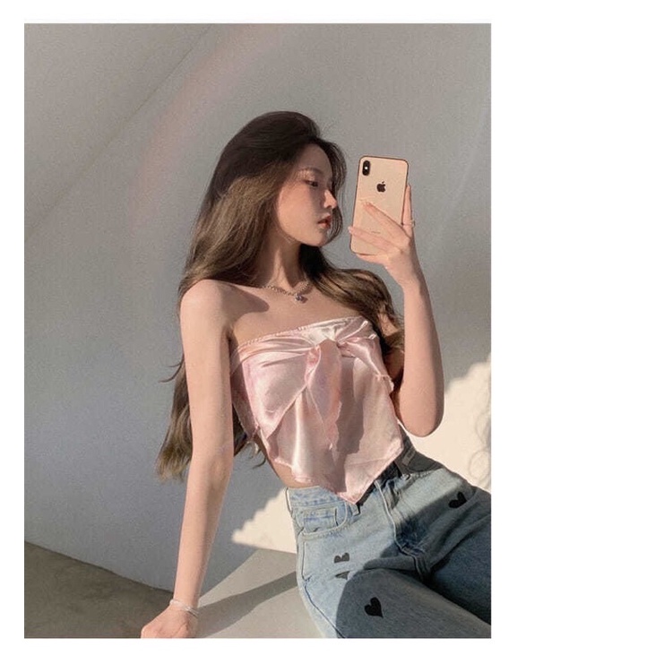 Áo yếm thắt nơ siêu quyến rũ