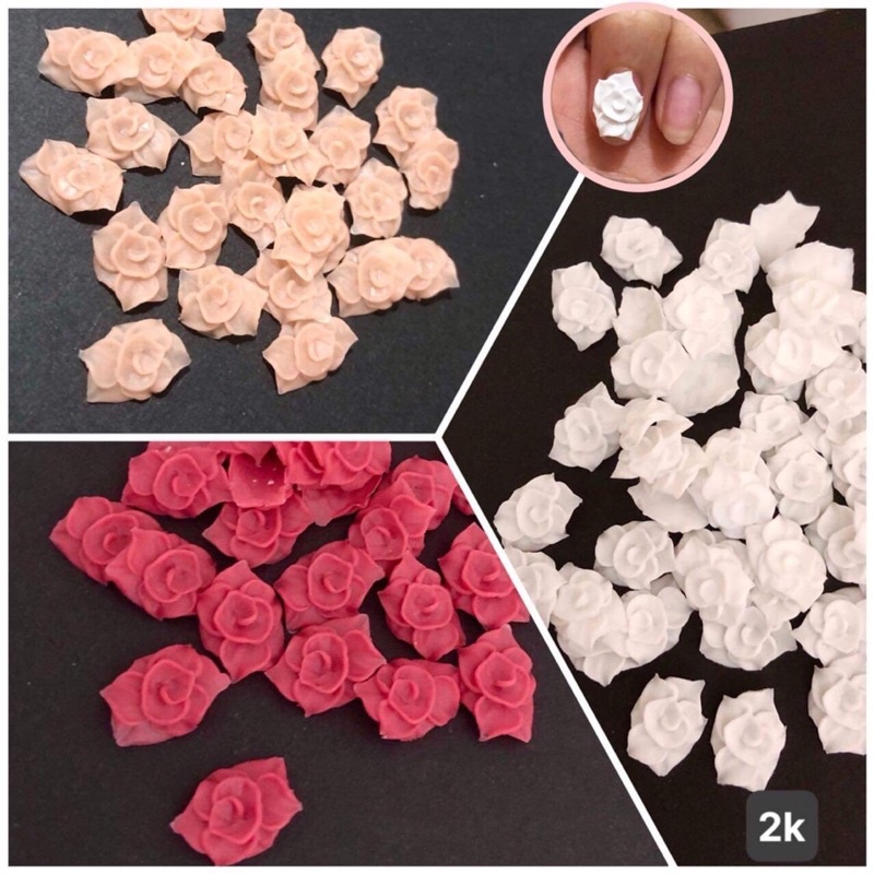 Hoa Bột Mỹ(giá 1b) - Hoa Rau Muống - Nail Chuyên Nghiệp