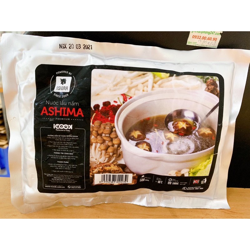 Nước Lẩu Nấm Ashima 500ml | Giao nhanh 2-3H tại HCM