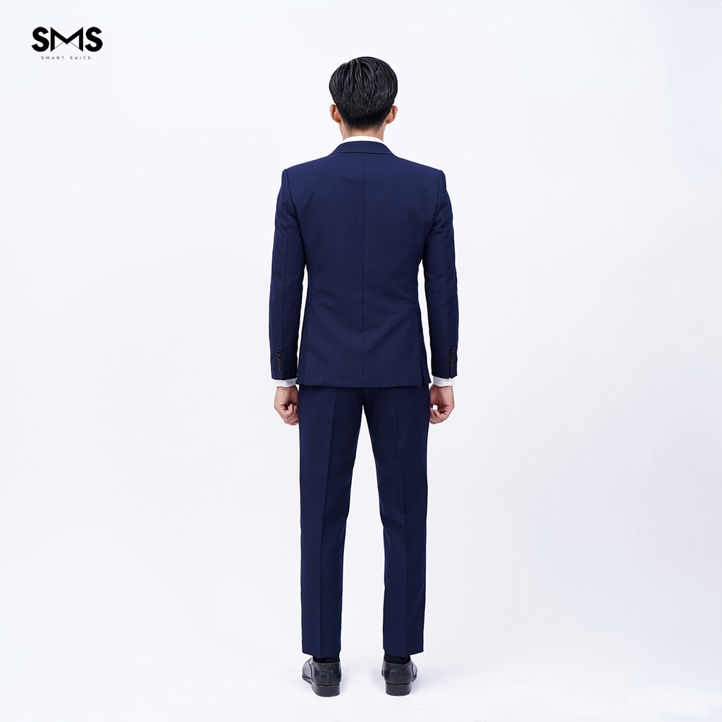 Vest nam xanh sẫm, suits sartorial, 1 khuy 2 túi, chuẩn form Smart Suits