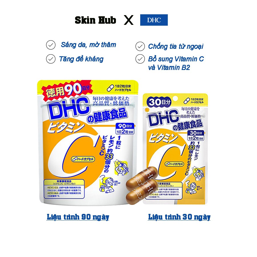 Viên uống DHC Bổ sung Vitamin C Nhật Bản