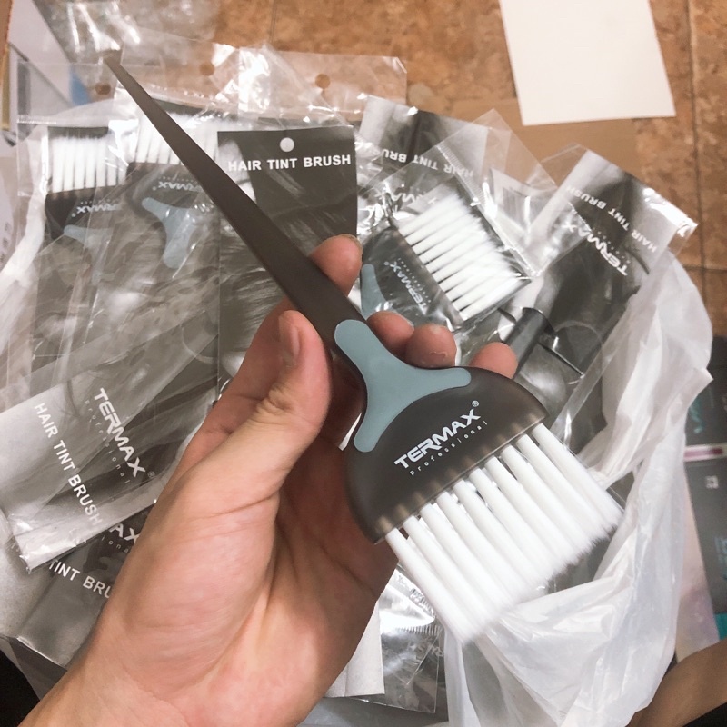 Chổi Nhuộm Đầu Xám Tiện Dụng Chuyên Nghiệp Cho Salon , Chổi nhuộm tóc 1 đầu Termax Cao Cấp