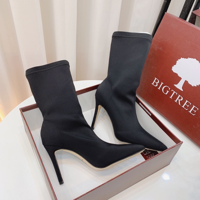 Bốt boot bigtree thun lụa gót nhọn fullbox hàng quảng châu cao cấp | BigBuy360 - bigbuy360.vn