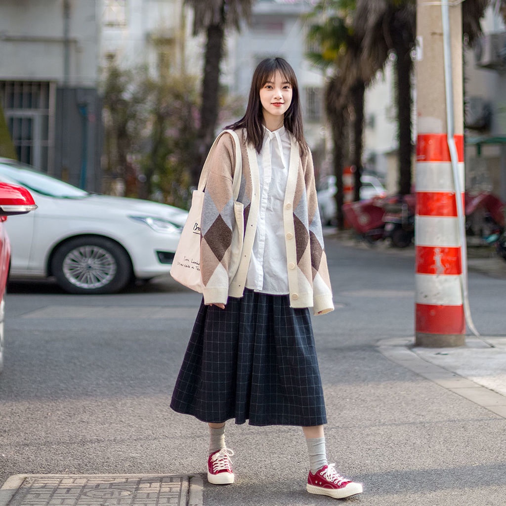 Áo Khoác Cardigan Dệt Kim Thời Trang Mùa Thu Cho Nữ