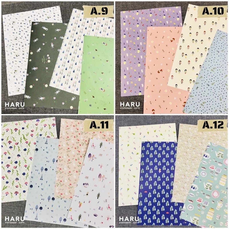 [GIẤY BAO TẬP VỞ / GIẤY GÓI QUÀ] Giấy bao tập vở Wrapping Paper