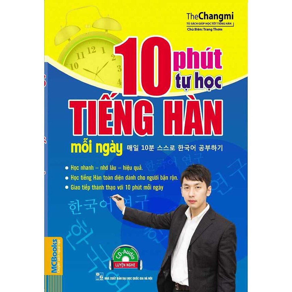 Sách - 10 Phút Tự Học Tiếng Hàn Mỗi Ngày