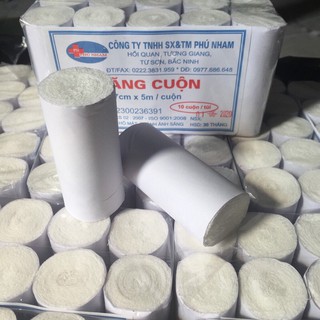 Lẻ 20 Cuộn Băng Gạc Y Tế PN Kích Thước 7cmx5m