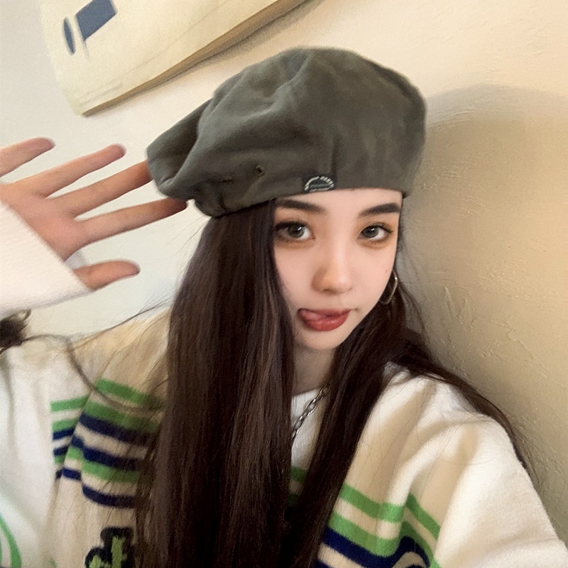 Mũ Beret Kiểu Họa Sĩ Phong Cách Retro Nhật Bản Thời Trang Cho Nữ