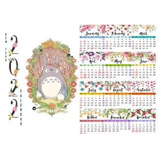 Lịch tường 2025 totoro LA15 size A3