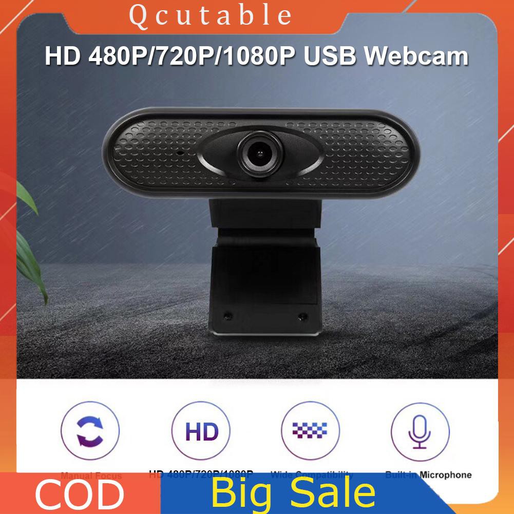 Webcam Hd 480p 720p 1080p Kèm Mic Cho Máy Tính