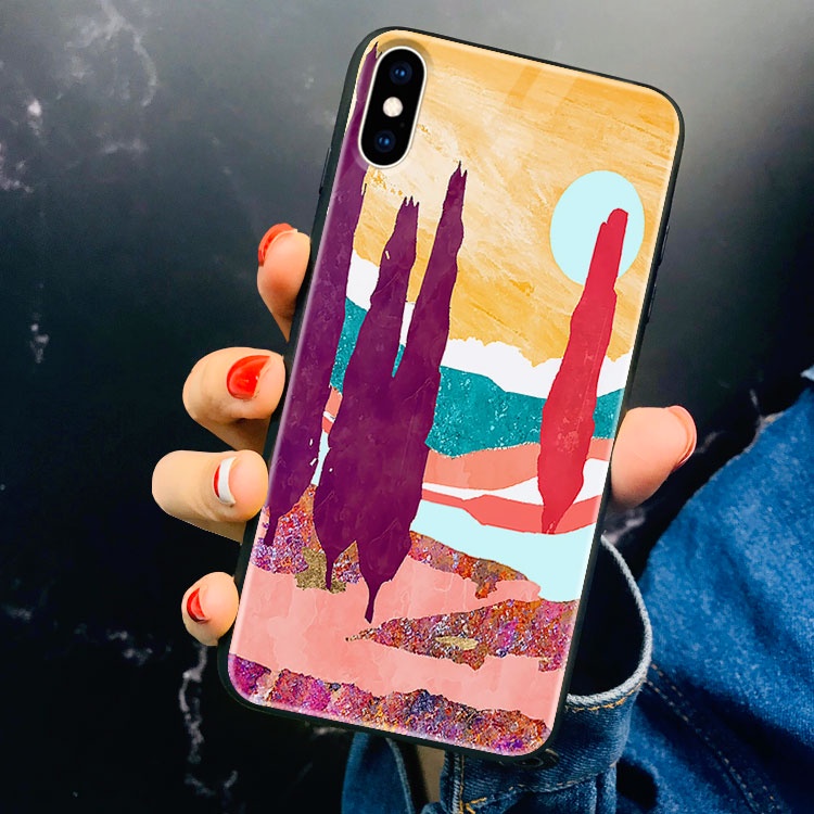Ốp Lưng Iphone tráng gương Metallic_449 RedHand 5/5s/6/6plus/7/8/7plus/8plus/x/xs/xs max/11/11pro max
