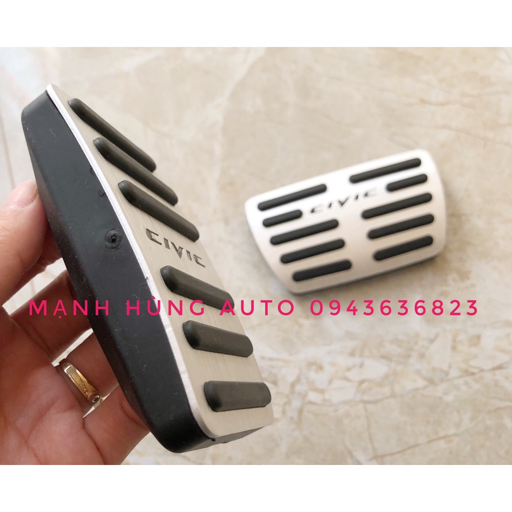 Ốp bọc đệm chân phanh, chân ga theo xe HONDA CIVIC