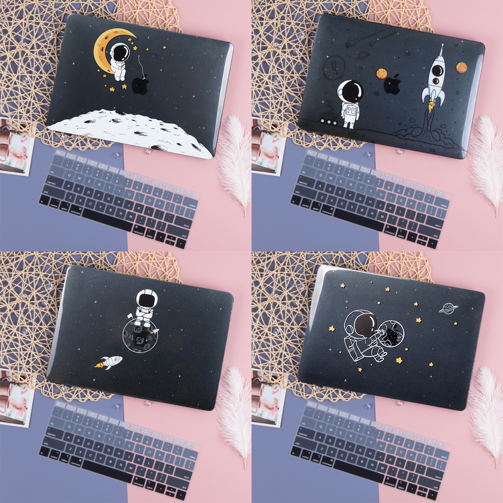 Case Macbook, Ốp Macbook Astros cho air Pro 13 A2289 A2251 A2338 M1 A2179 A2337 2020 Vỏ A1466 A1369 2018 2019 A1932 A1706 A1708 A2159 Gửi phích cắm bụi + nắp bàn phím gradient
