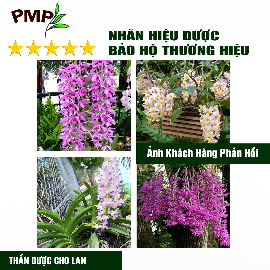 Phân Trùn Quế Orchida - Đậu Tương - Trichoderma Vi Sinh PMP Dạng Viên Nén Cho Hoa Lan, Rau Sạch, Cây Cảnh 500g