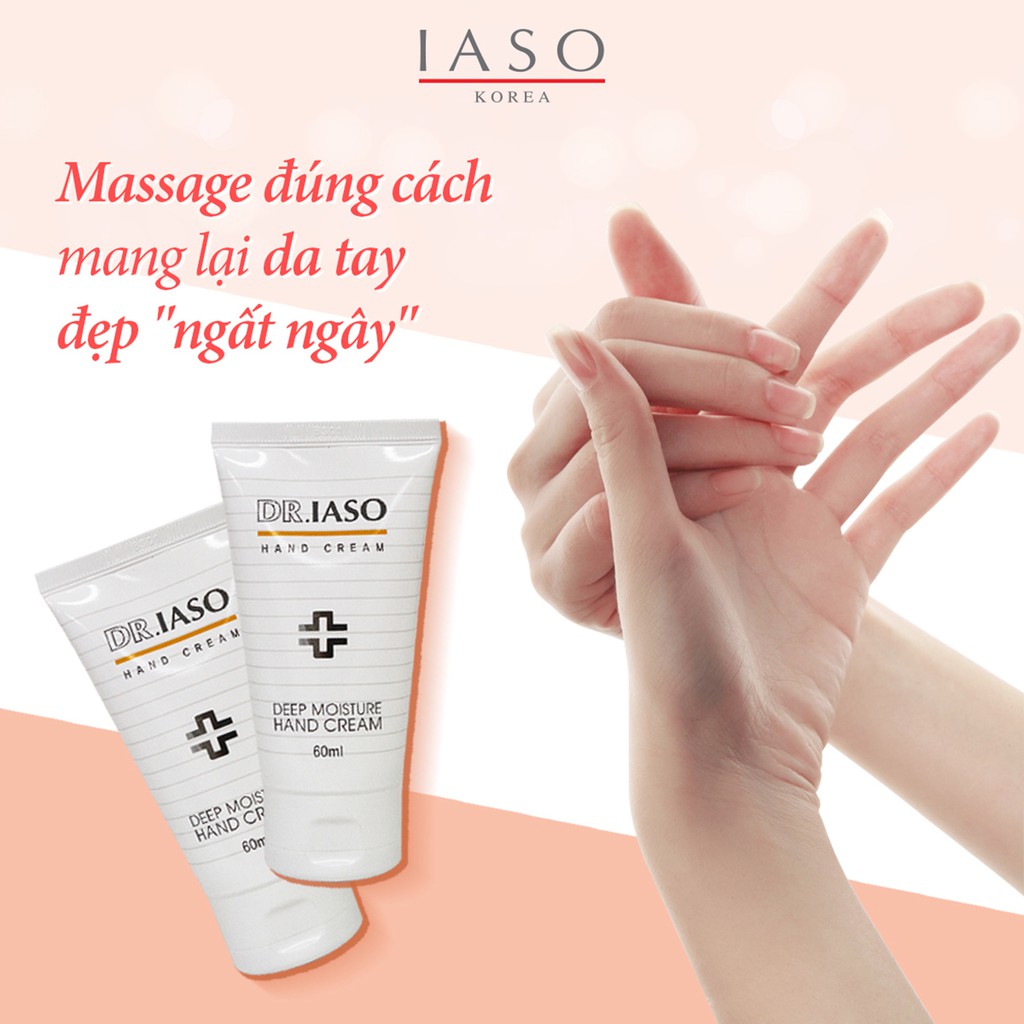 Kem Dưỡng Da Tay DR IASO DEEP MOISTURE HAND CREAM tube 60ml