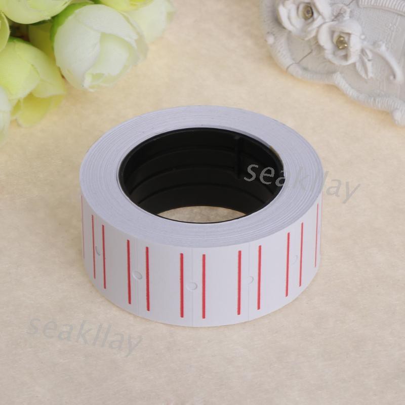 Cuộn 500 sticker dán tự dính ghi giá tiền màu trắng chất lượng cao
