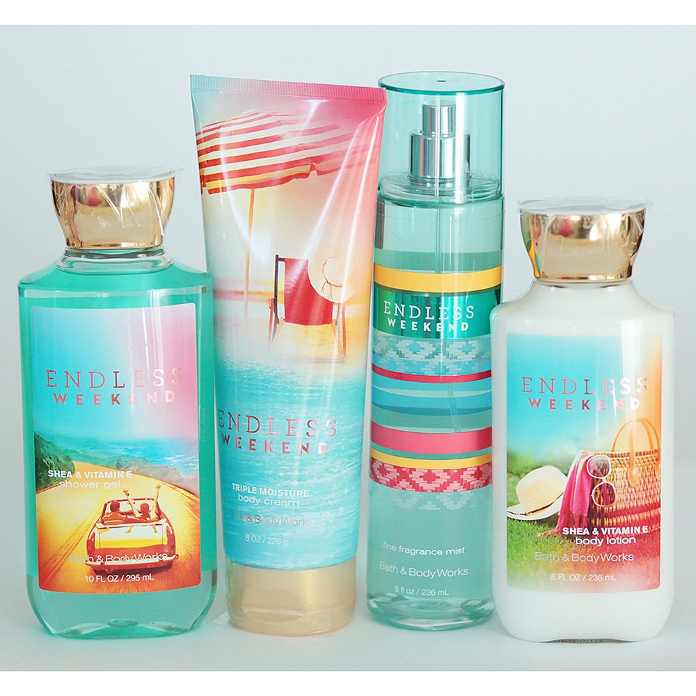 Kem dưỡng ẩm cơ thể Bath &amp; Body Works Endless Weekend Ultra Shea Body Cream 226g (Mỹ)