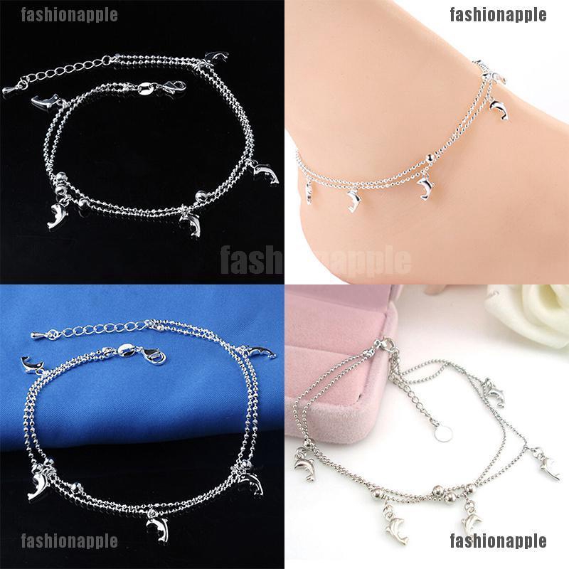 Vòng đeo chân hình cá heo xinh xắn | BigBuy360 - bigbuy360.vn