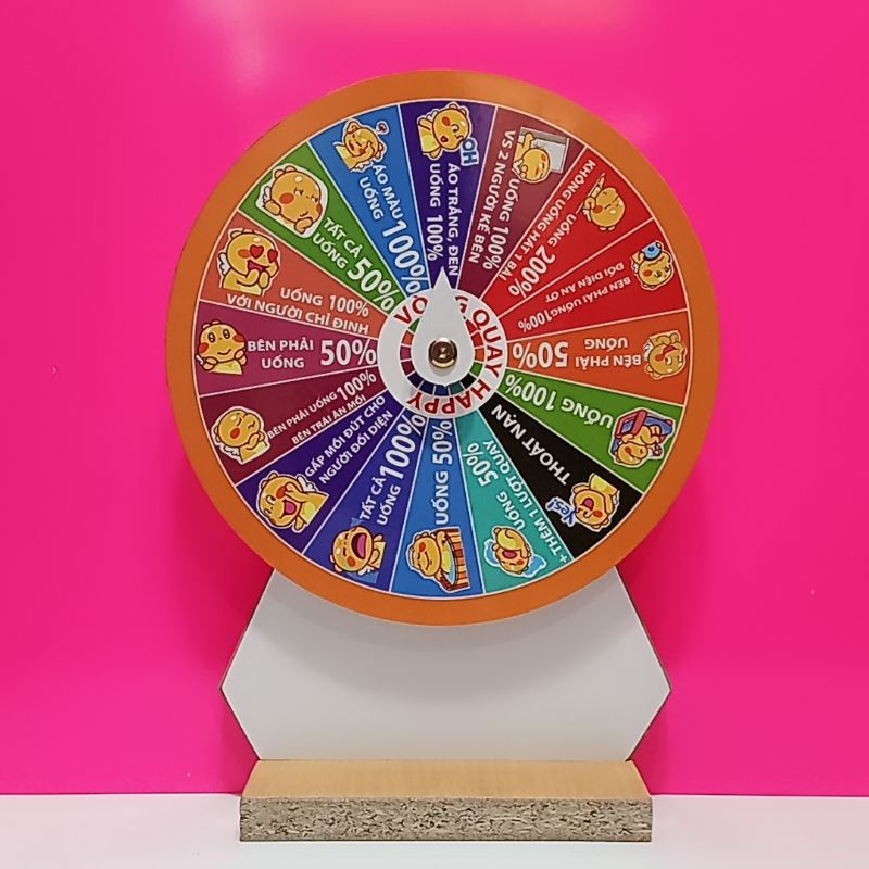 Vòng quay Bia rượu - size 25cm cao 36cm
