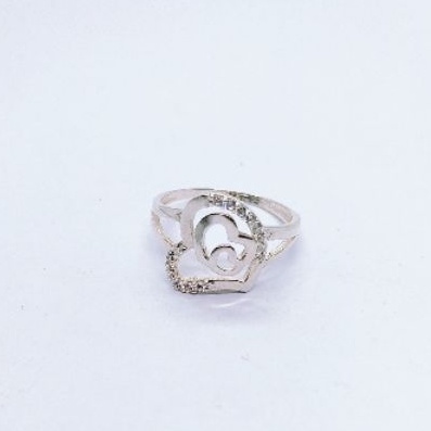 Nhẫn bạc Nhẫn kết tim bạc ta_Van jw