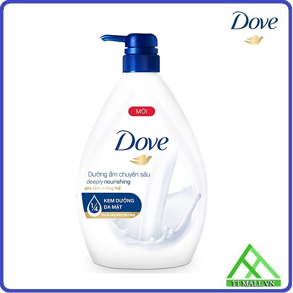 Sữa Tắm Dove Dưỡng Ẩm Chuyên Sâu Dove Deeply Nourishing 530g