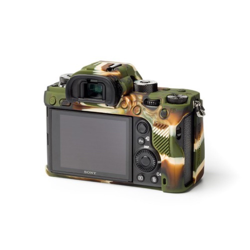 Vỏ cao su - Cover máy ảnh Sony A7iii (màu camo/màu đen)