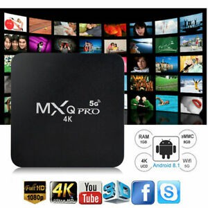 Đầu Tivi Box MXQ Pro 4K phiên bản 2020, Ram 2GB, Bộ nhớ trong 16GB, Full ứng dụng