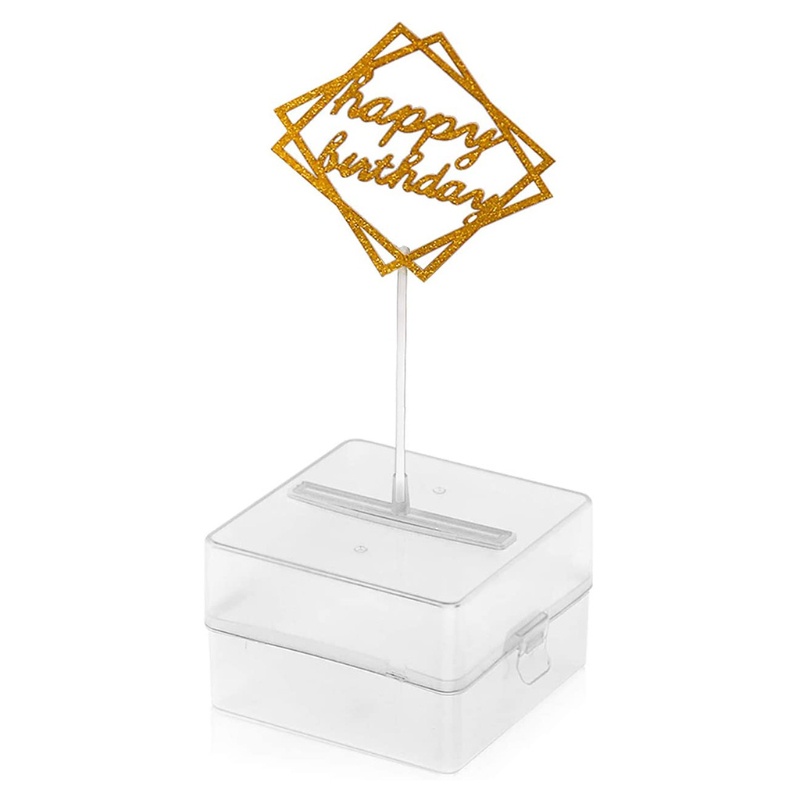 Hộp Nhựa Đựng Tiền Và Bánh Kem