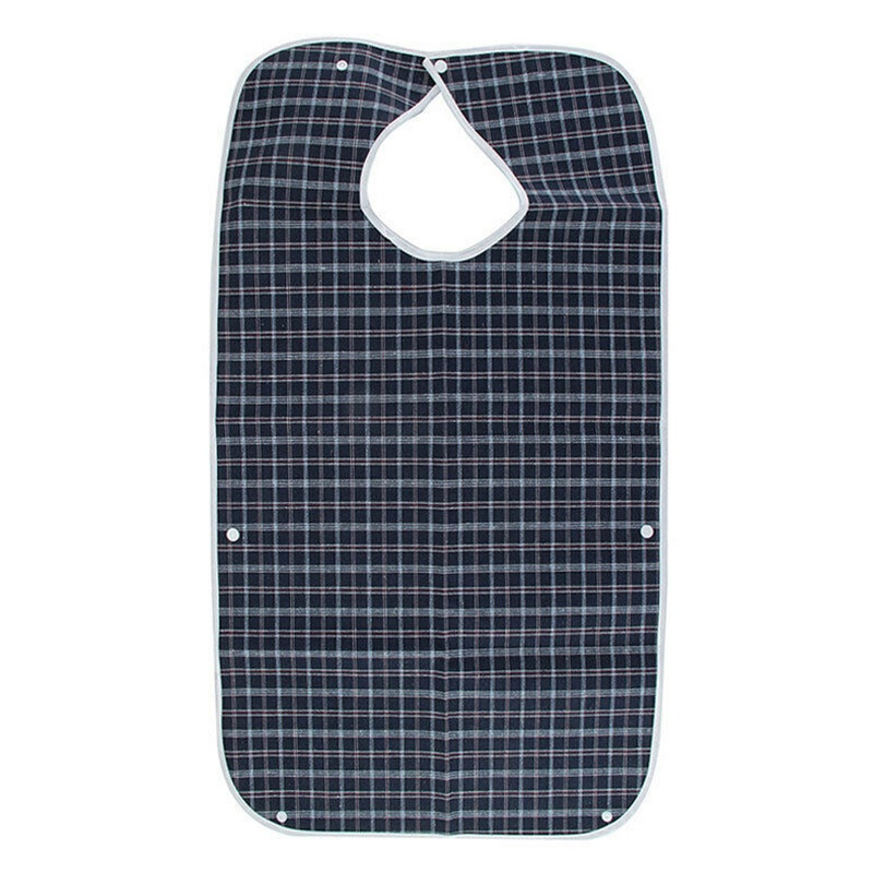 Yếm Ăn Vải cotton Hai Mặt Chống Thấm Nước Dành Cho Người Lớn Tuổi