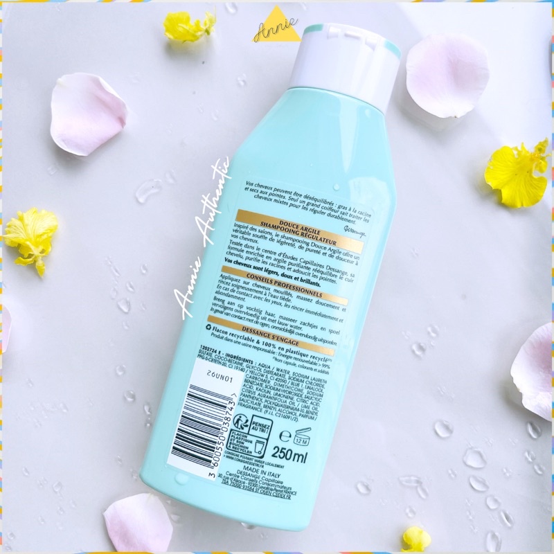Dầu gội cho tóc bết DESSANGE Douce Argile Pháp 250ml