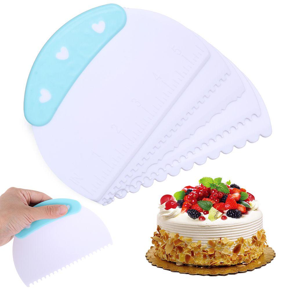 ESPO Dụng Cụ Cạo Bột Làm Bánh Bằng Nhựa 8 Kiểu Cho Nhà Bếp